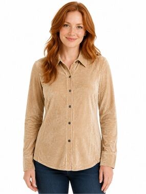 Victoria’s Secret MODA Faux Suede LS Shirt